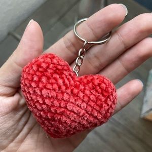 Crochet Velvet Keychain ❤️